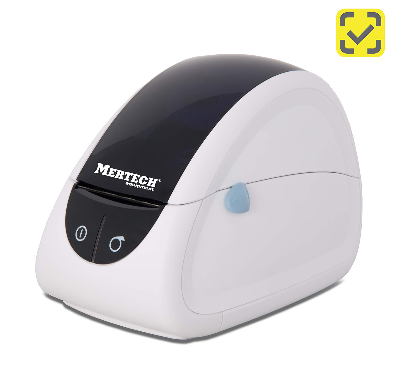 Термопринтер самоклеящихся этикеток MERTECH LP58 EVA RS232-USB White